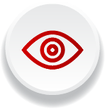 Vision icon representing strategic foresight, long-term organizational clarity, and the REWIRE design process for future growth.